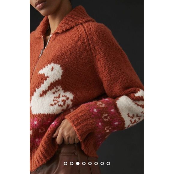 Maeve Zip-Front Cardigan Sweater Size XXS - Picture 3 of 8